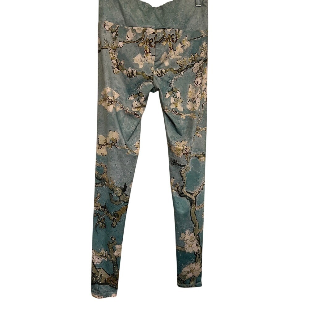 Limited Edition Van Gogh "Almond Blossoms" Leggings, Size Small